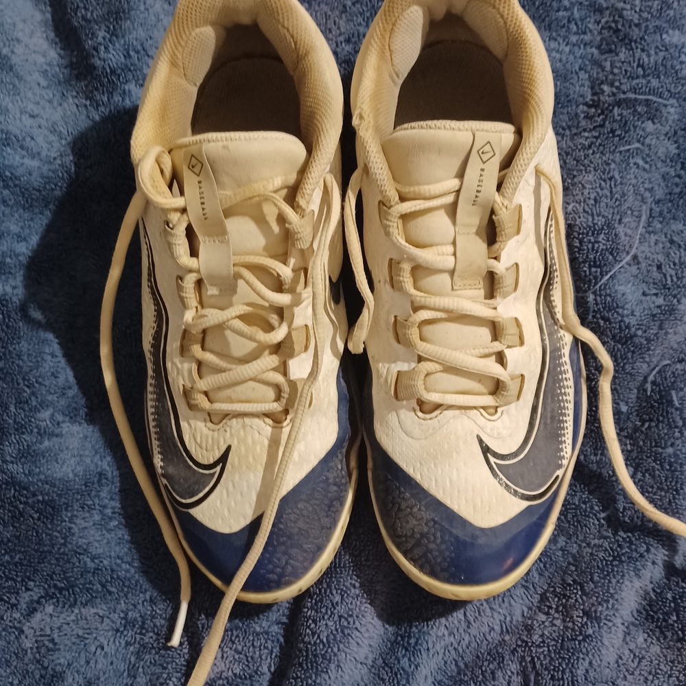 Nike Athletic Shoes in Cream and Blue